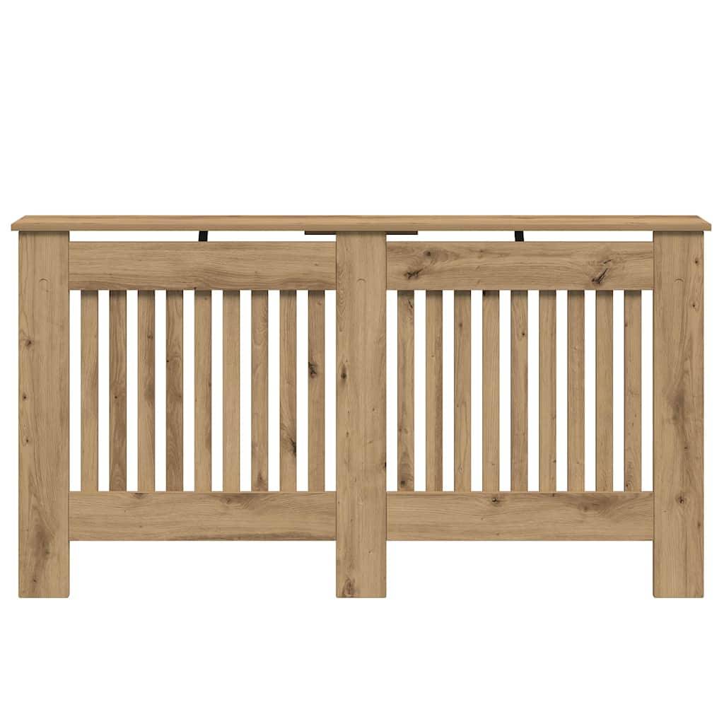 vidaXL Heizkörperabdeckung Artisan-Eiche 152 x 19 x 81,5 cm