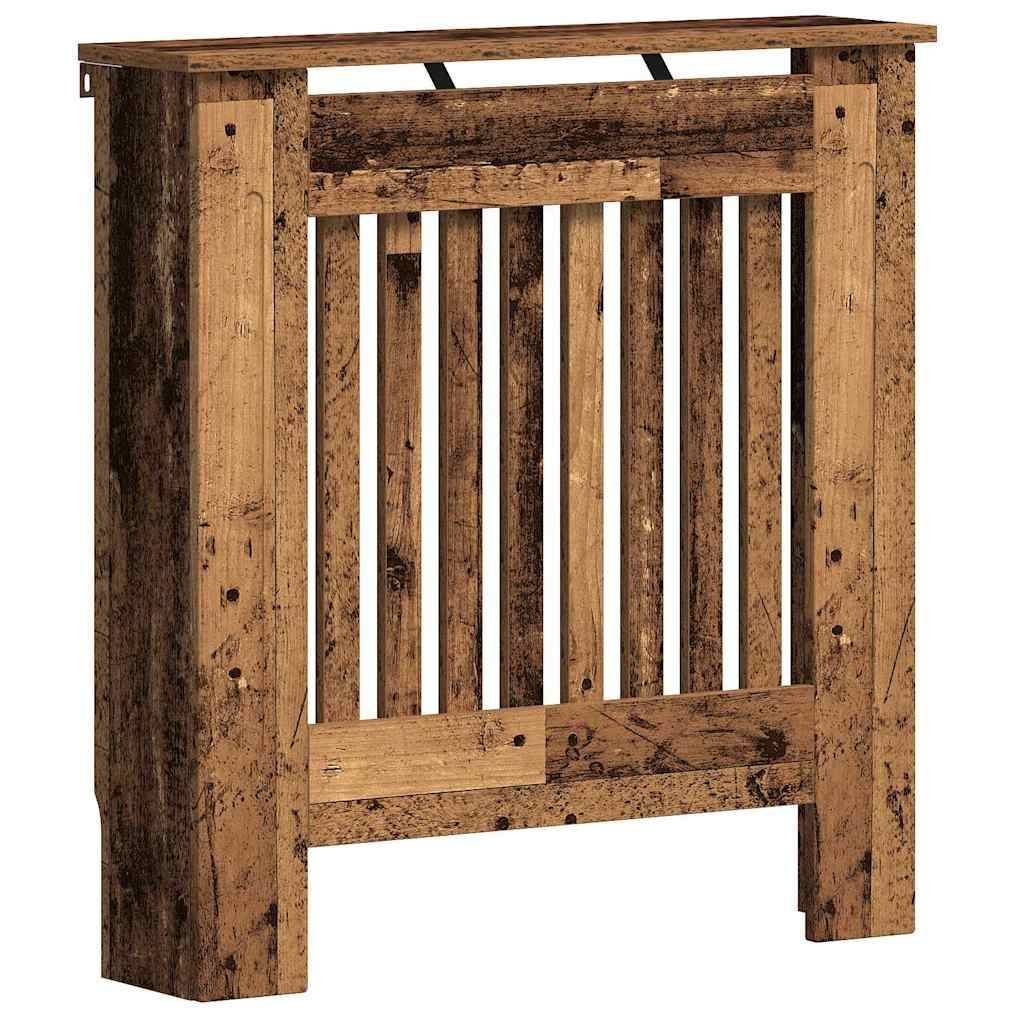 vidaXL Heizkörperabdeckung Altholz 78 x 19 x 81,5 cm Holzwerkstoff