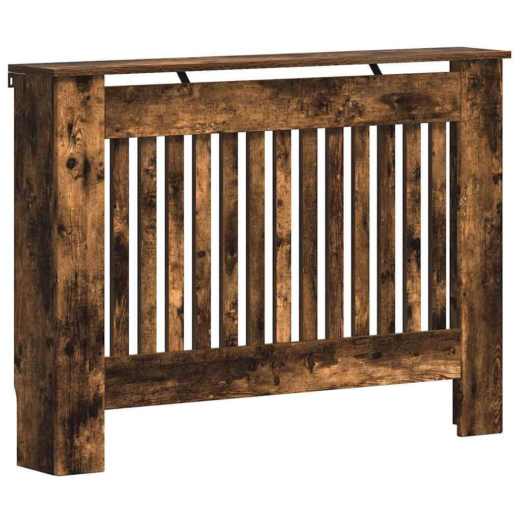 vidaXL Heizkörperabdeckung Geräucherte Eiche 112 x 19 x 81,5 cm