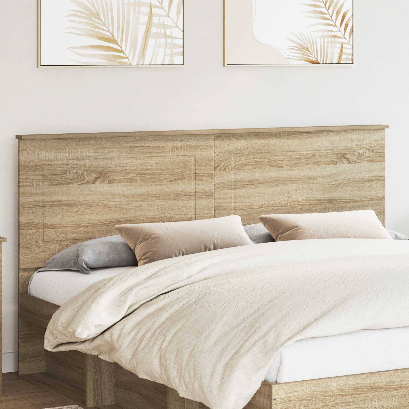 vidaXL Kopfteil Sonoma-Eiche 100 cm Holzwerkstoff
