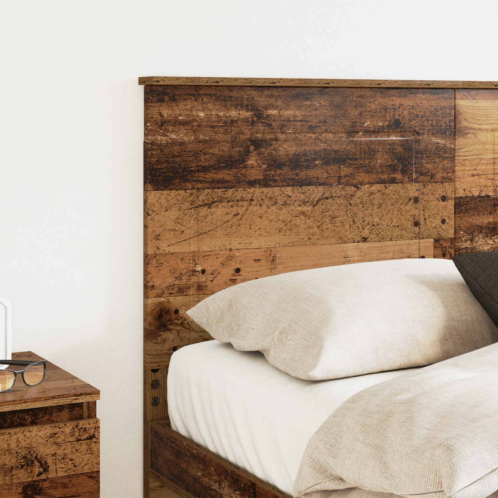 vidaXL Kopfteil Altholz 100 cm Holzwerkstoff