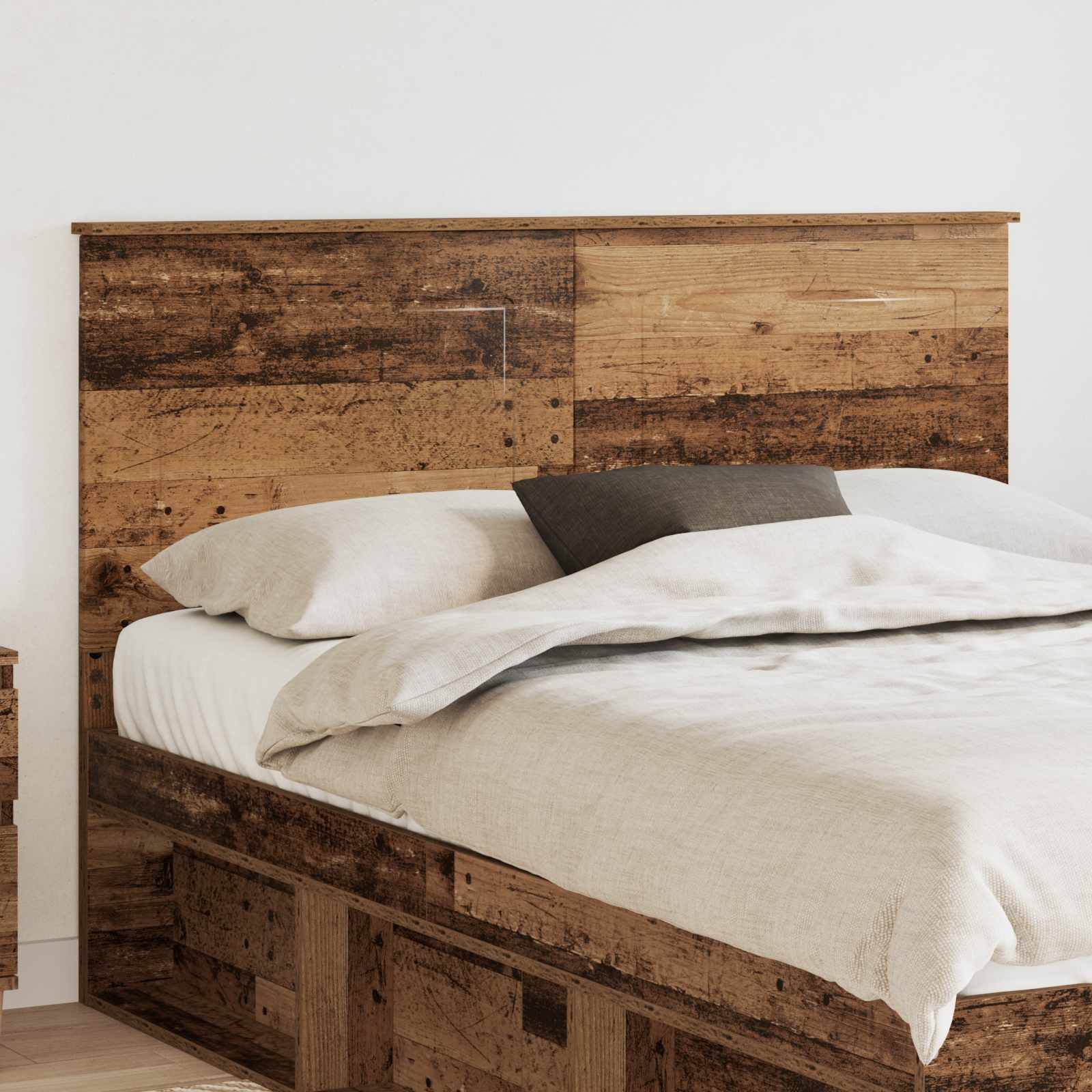 vidaXL Kopfteil Altholz 100 cm Holzwerkstoff
