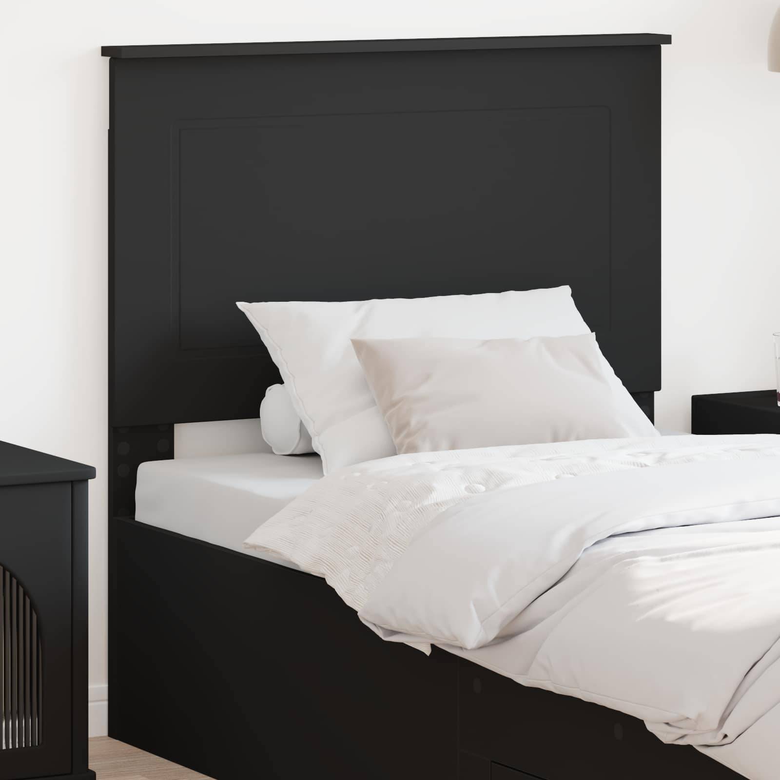 vidaXL Kopfteil Schwarze Eiche 100 cm Holzwerkstoff