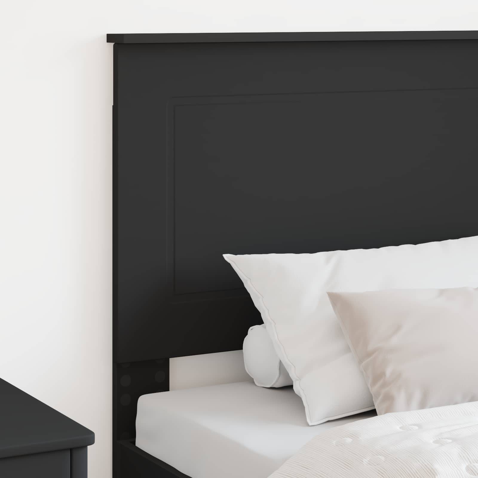 vidaXL Kopfteil Schwarze Eiche 100 cm Holzwerkstoff