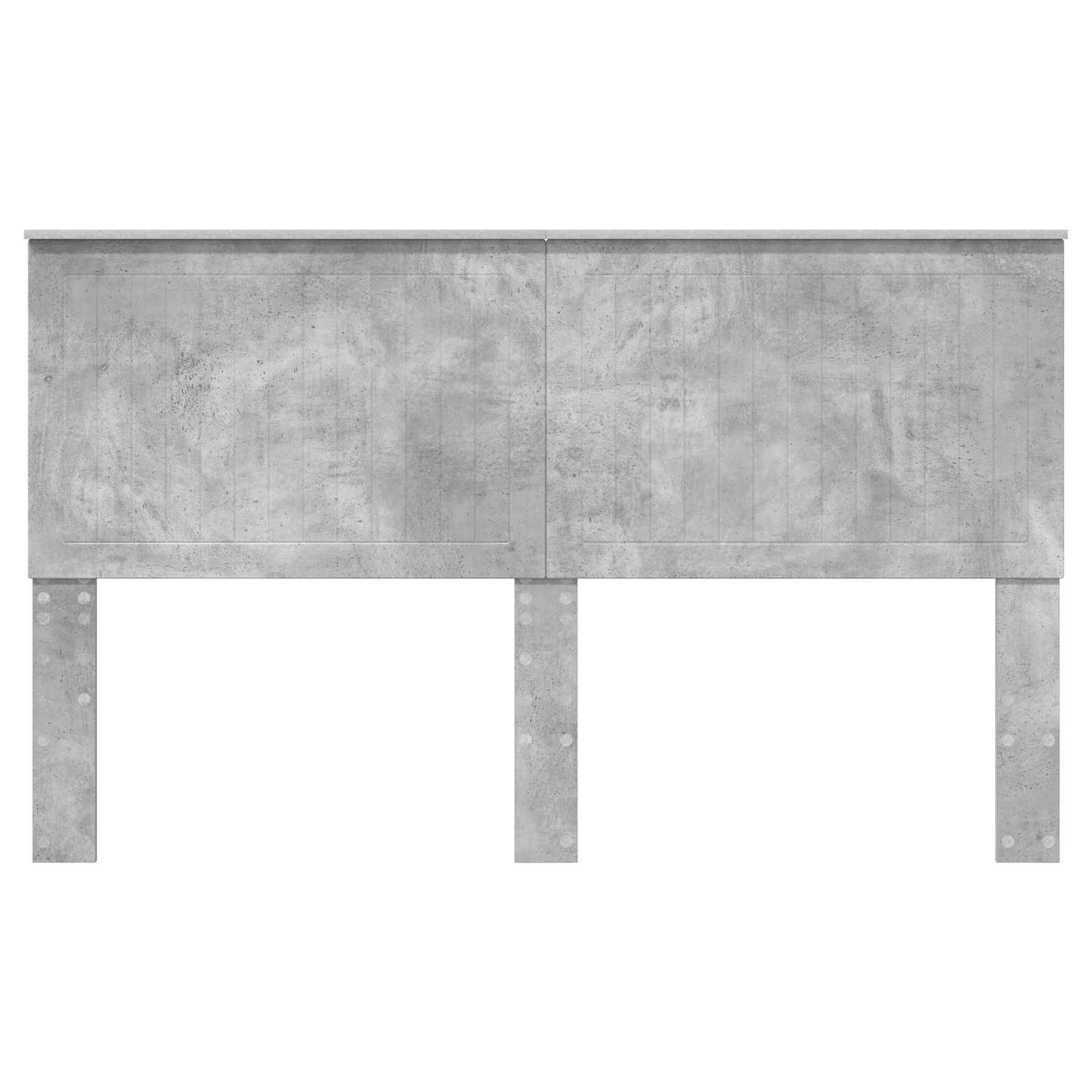 vidaXL Kopfteil mit Kopfteil Beton Grau 160 cm Holzwerkstoff