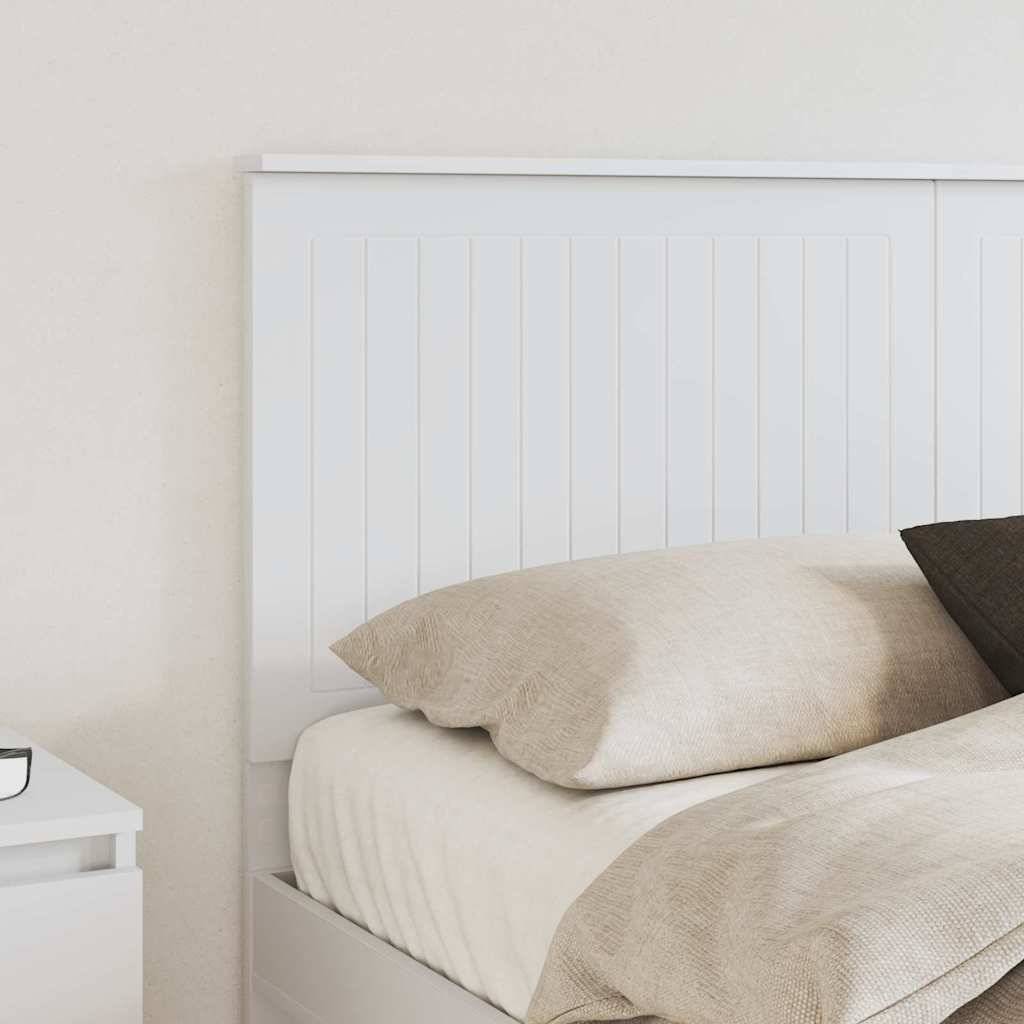 vidaXL Kopfteil mit Kopfteil Weiß 150 cm Holzwerkstoff