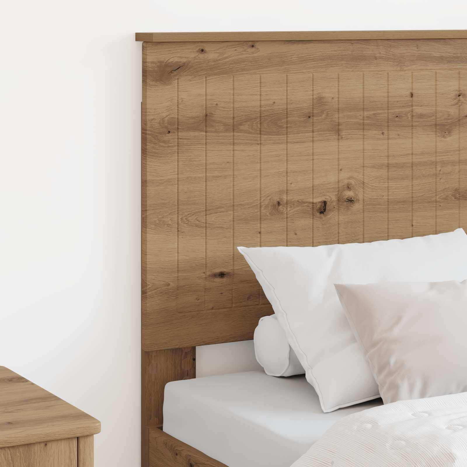 vidaXL Kopfteil mit Kopfteil Artisan-Eiche 75 cm Holzwerkstoff