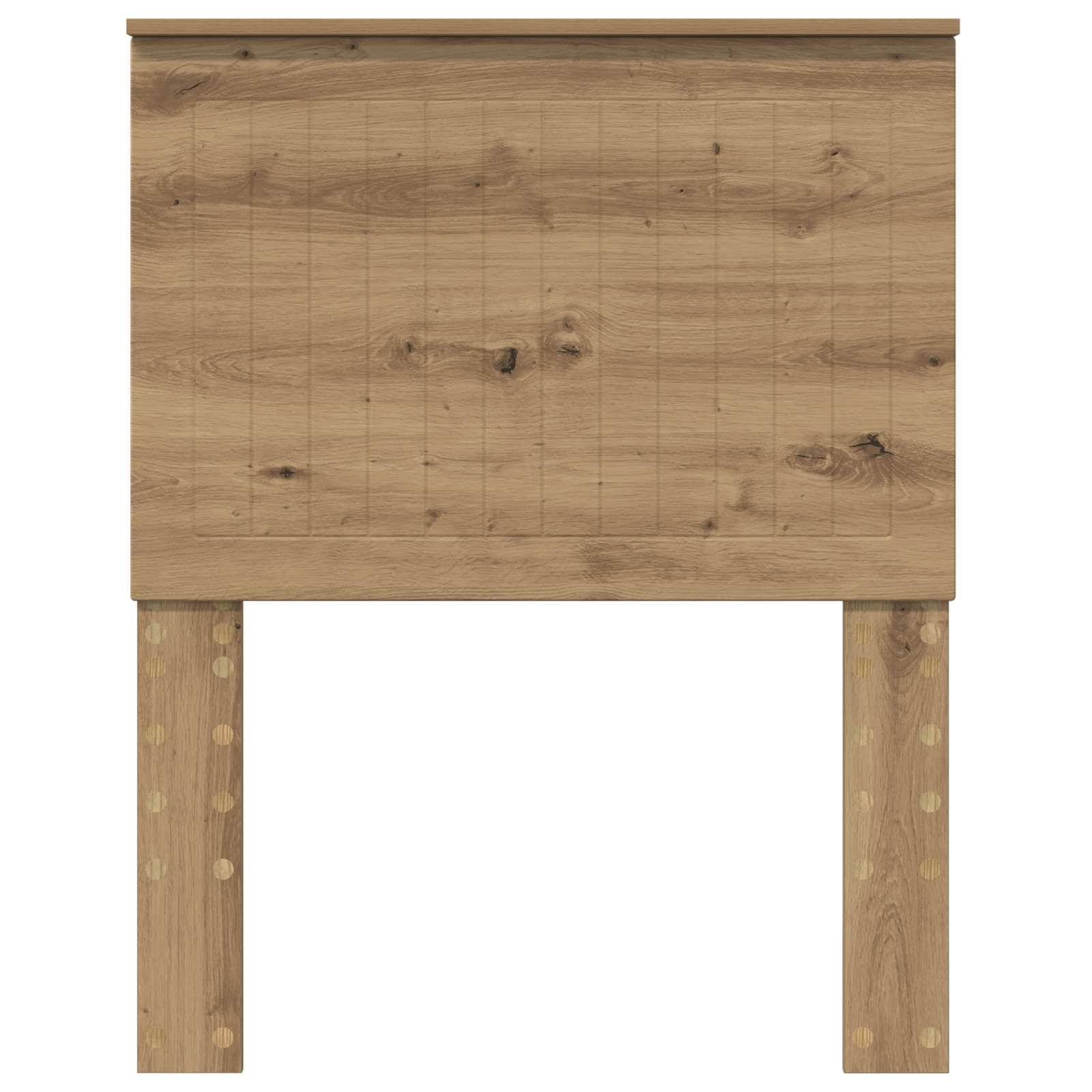 vidaXL Kopfteil mit Kopfteil Artisan-Eiche 75 cm Holzwerkstoff