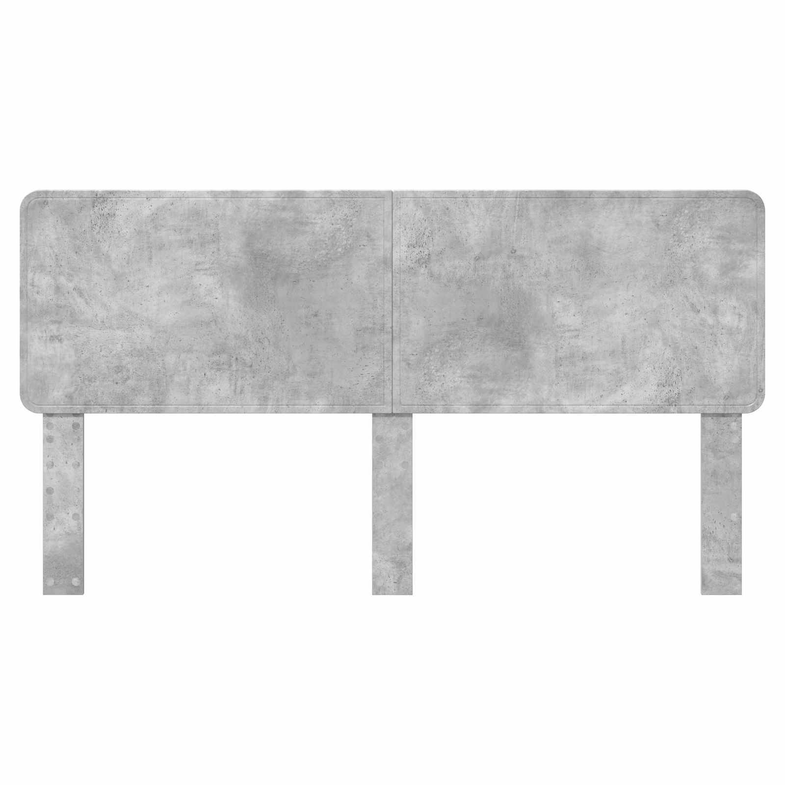Ein Holzkopfende mit dunkler Braunfärbung, das ein einfaches Design mit zwei vertikalen Stützbeinen aufweist und sich für ein Bett in Einzelgröße eignet.