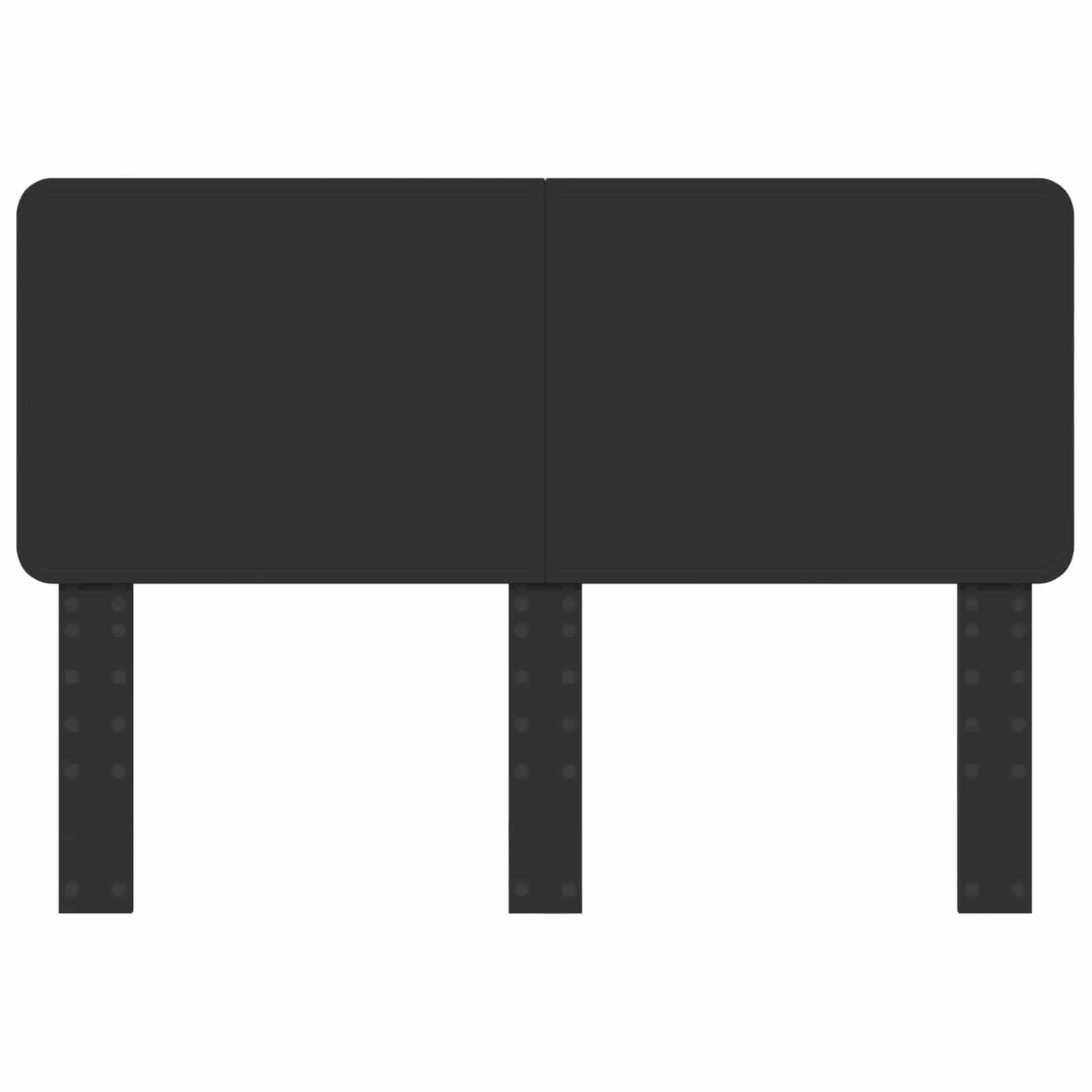 Ein schwarzer Boxspringrahmen mit drei Beinen, der eine stabile Grundlage für eine Matratze bietet und sich für Schlafzimmereinrichtungen eignet.