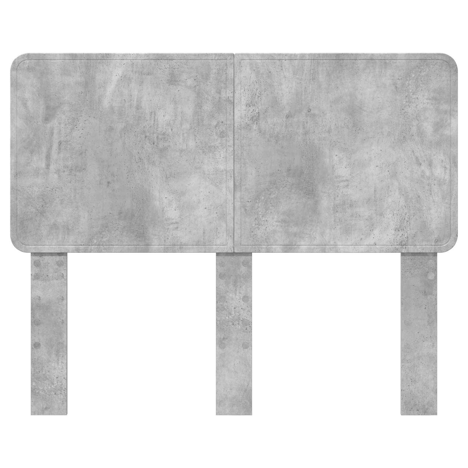 vidaXL Kopfteil Beton Grau Holzwerkstoff