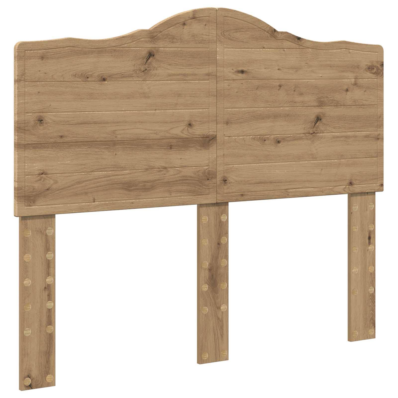 vidaXL Kopfteil Artisan-Eiche Holzwerkstoff