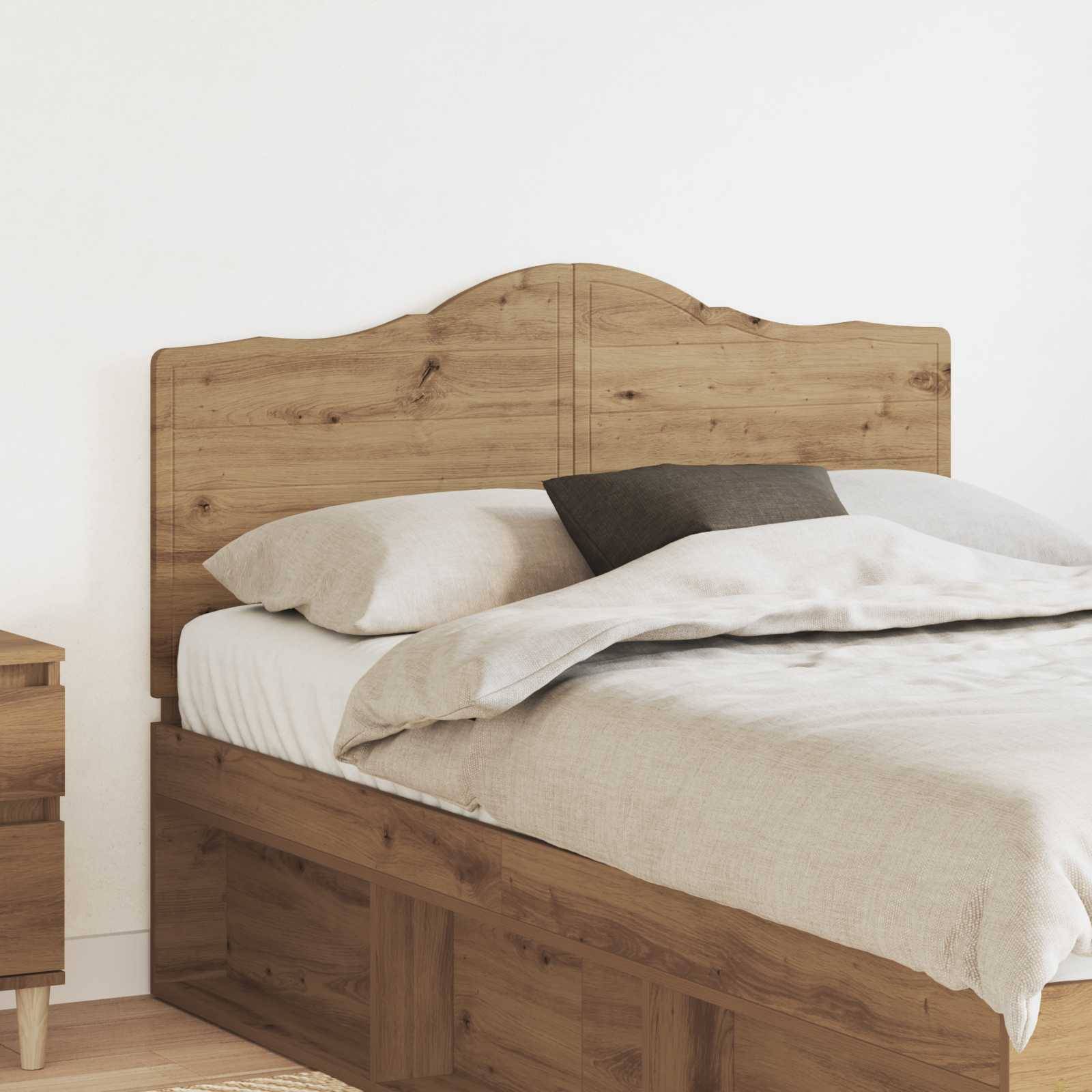 vidaXL Kopfteil Artisan-Eiche Holzwerkstoff