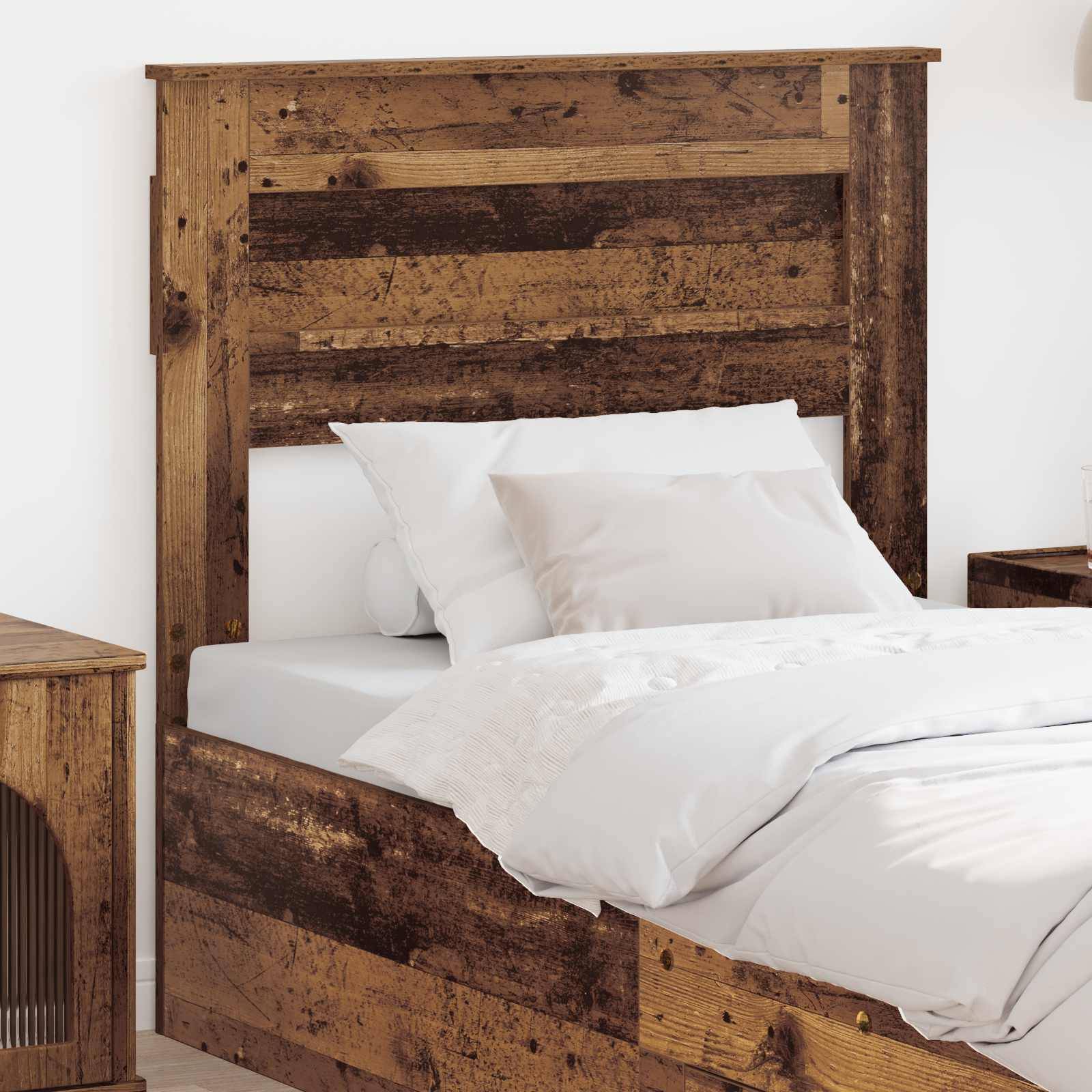 vidaXL Kopfteil Altholz Holzwerkstoff