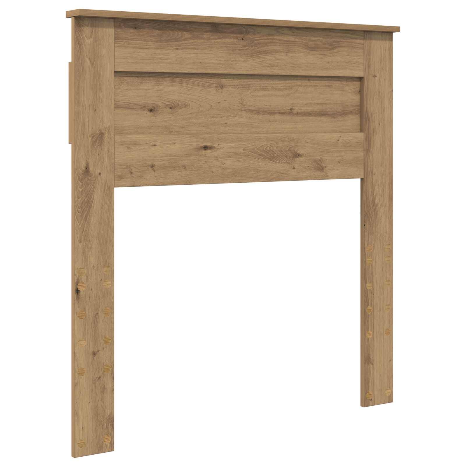 vidaXL Kopfteil Artisan-Eiche Holzwerkstoff