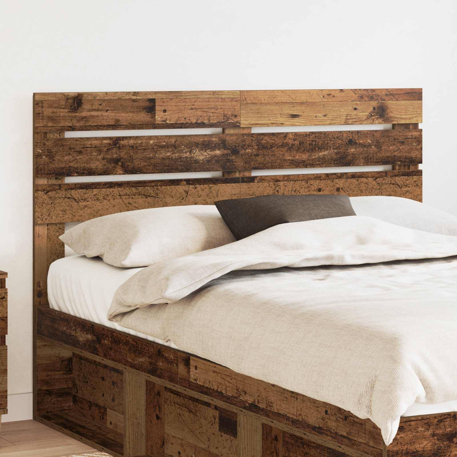 vidaXL Kopfteil Altholz Holzwerkstoff
