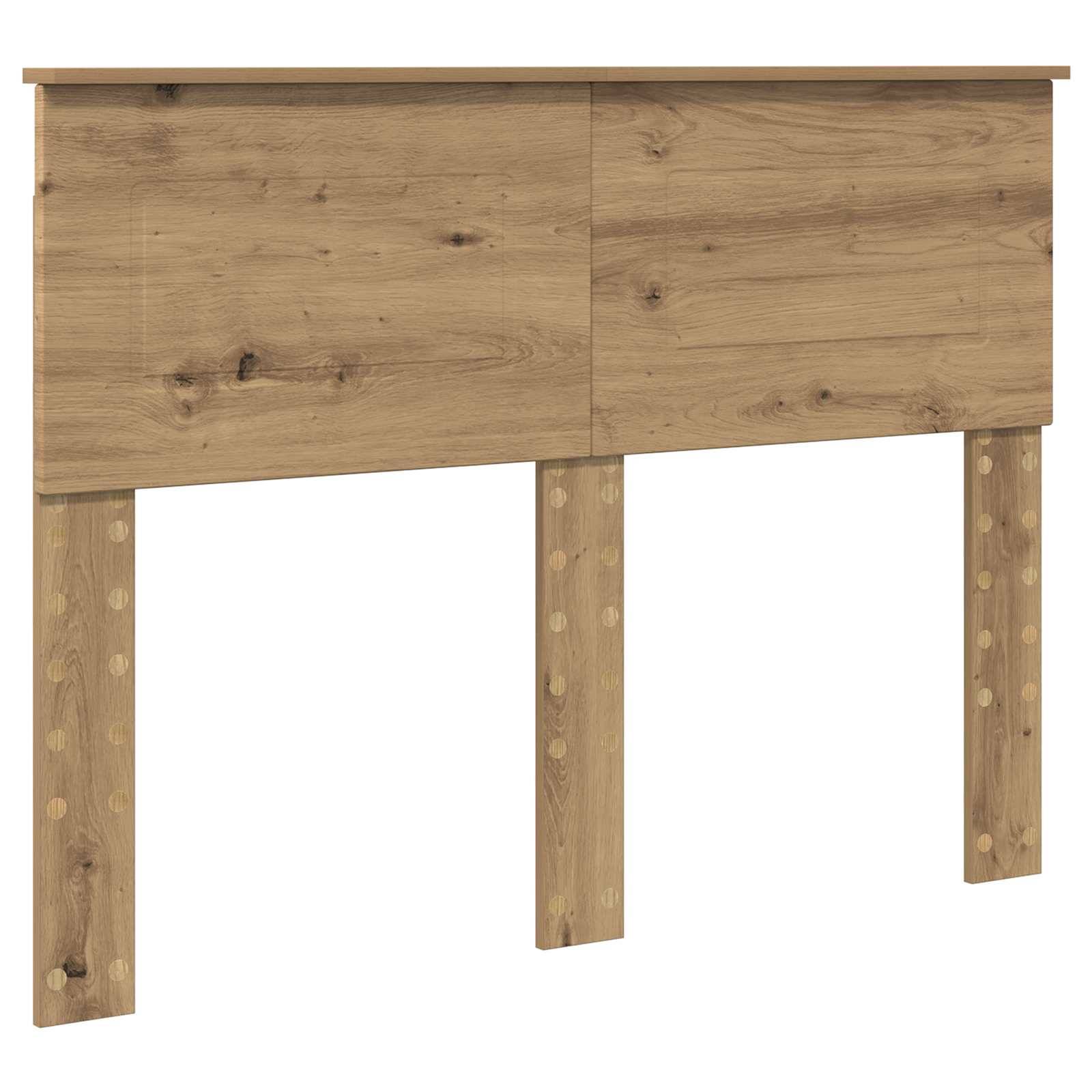 vidaXL Kopfteil Artisan-Eiche Holzwerkstoff