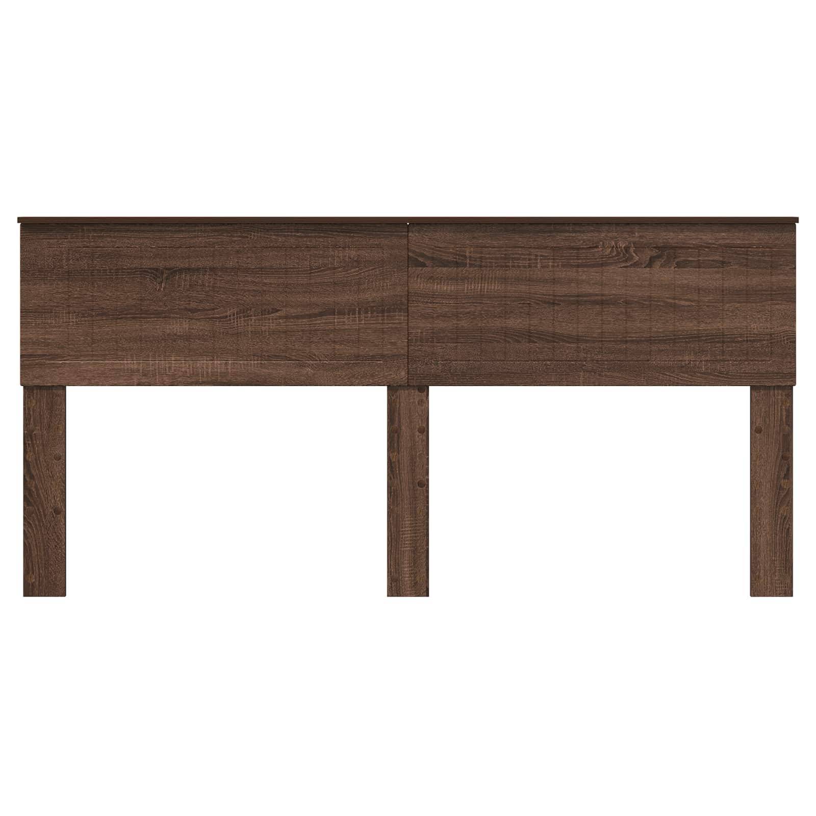 vidaXL Kopfteil Braun Eichen-Optik 180 cm Holzwerkstoff