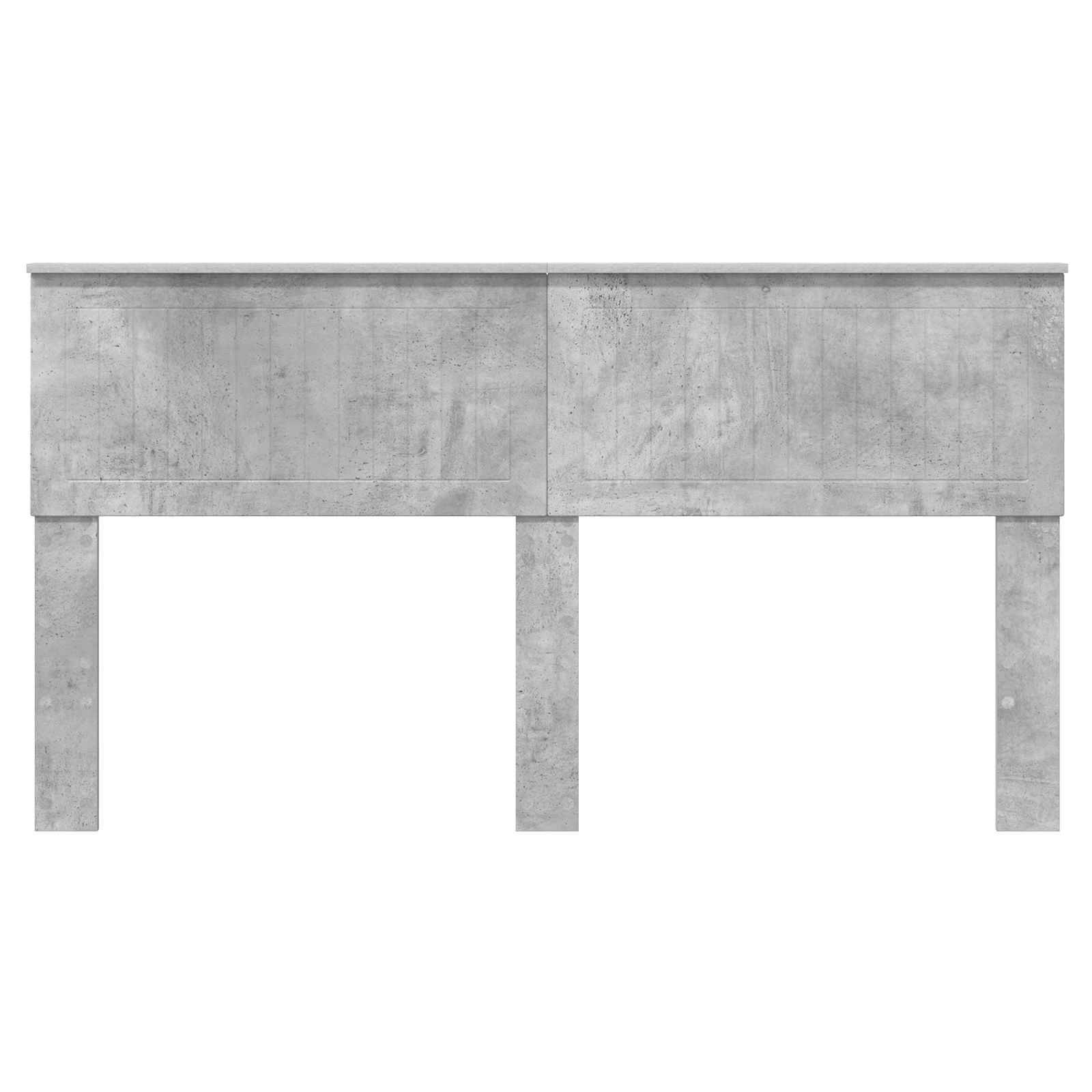 vidaXL Kopfteil Beton Grau Holzwerkstoff