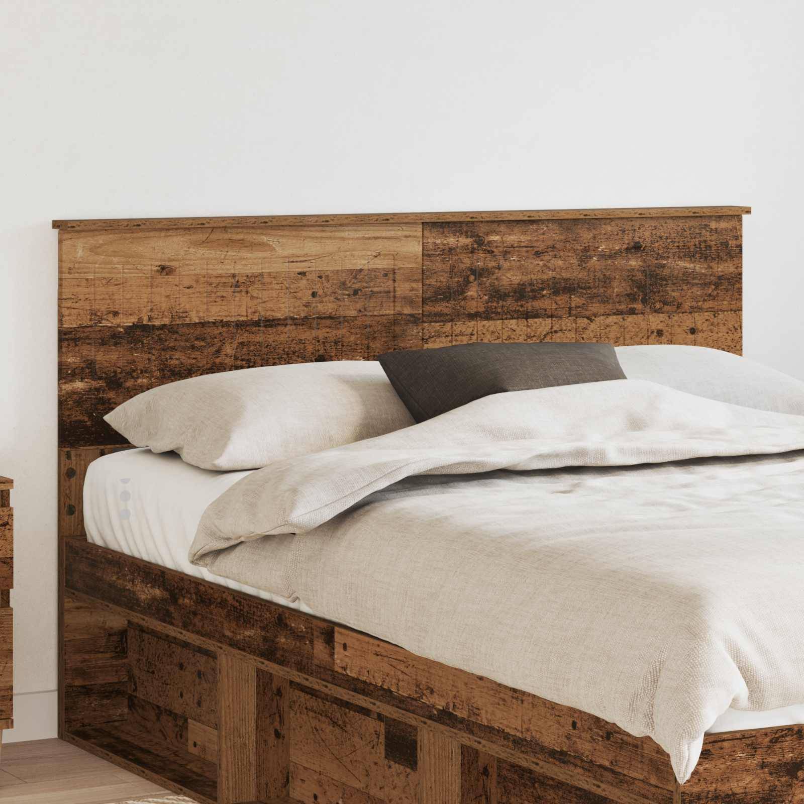 vidaXL Kopfteil Altholz Holzwerkstoff