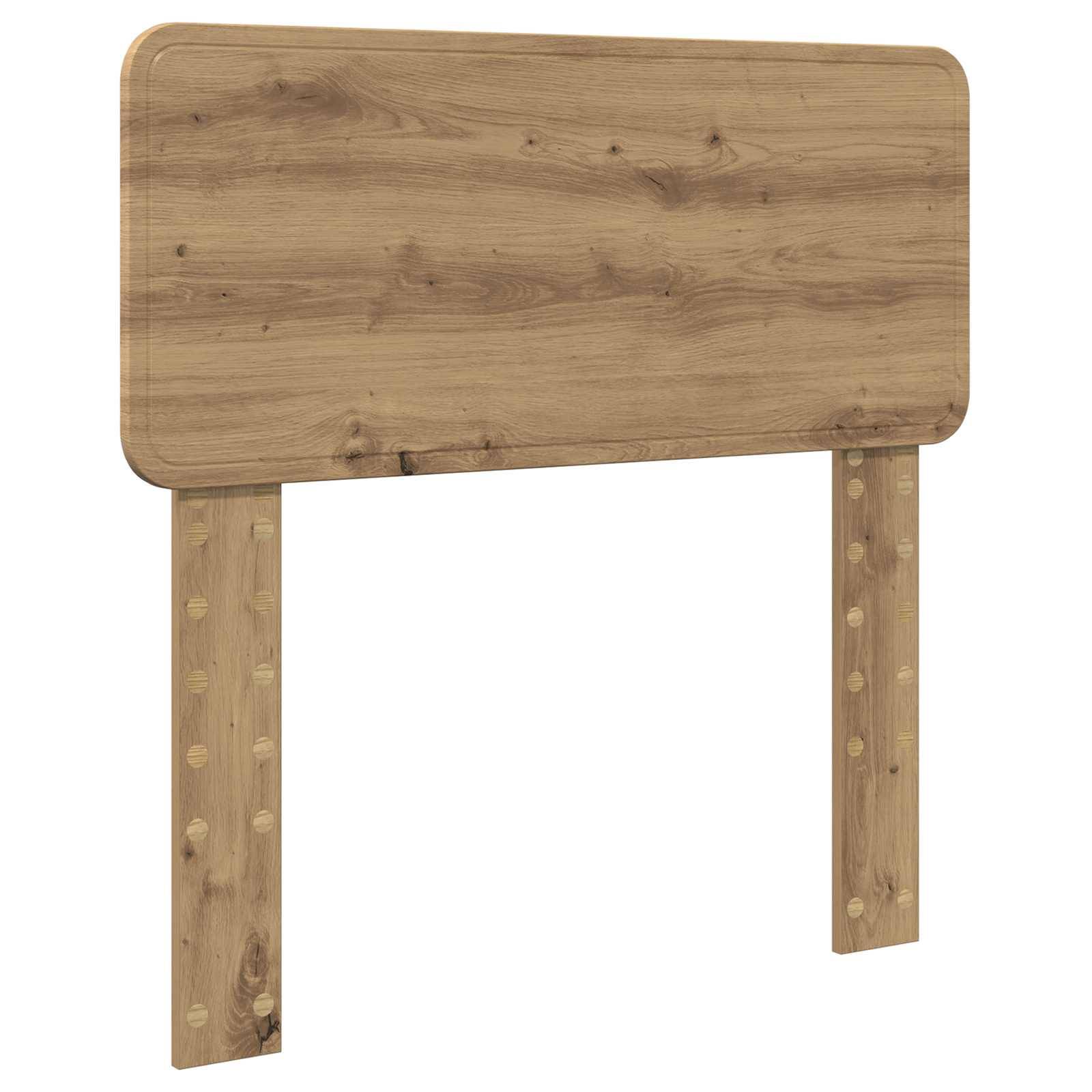 vidaXL Kopfteil Artisan-Eiche Holzwerkstoff