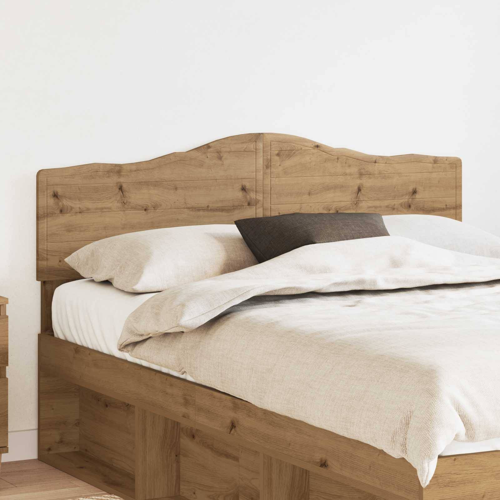 vidaXL Kopfteil Artisan-Eiche Holzwerkstoff