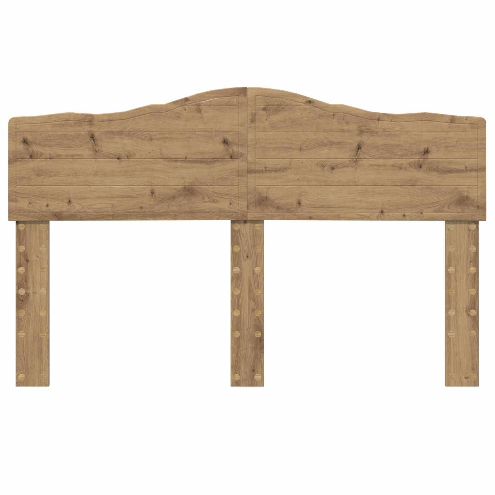 vidaXL Kopfteil Artisan-Eiche Holzwerkstoff