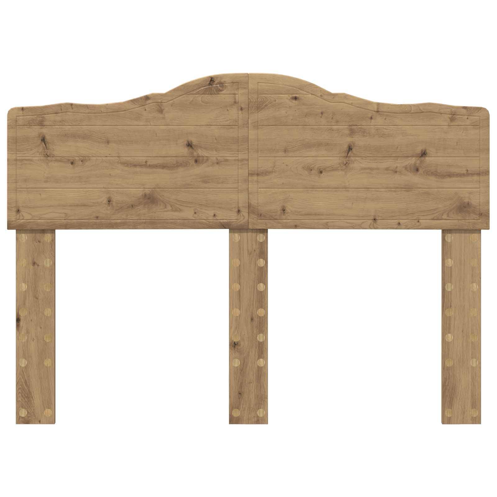 vidaXL Kopfteil Artisan-Eiche Holzwerkstoff