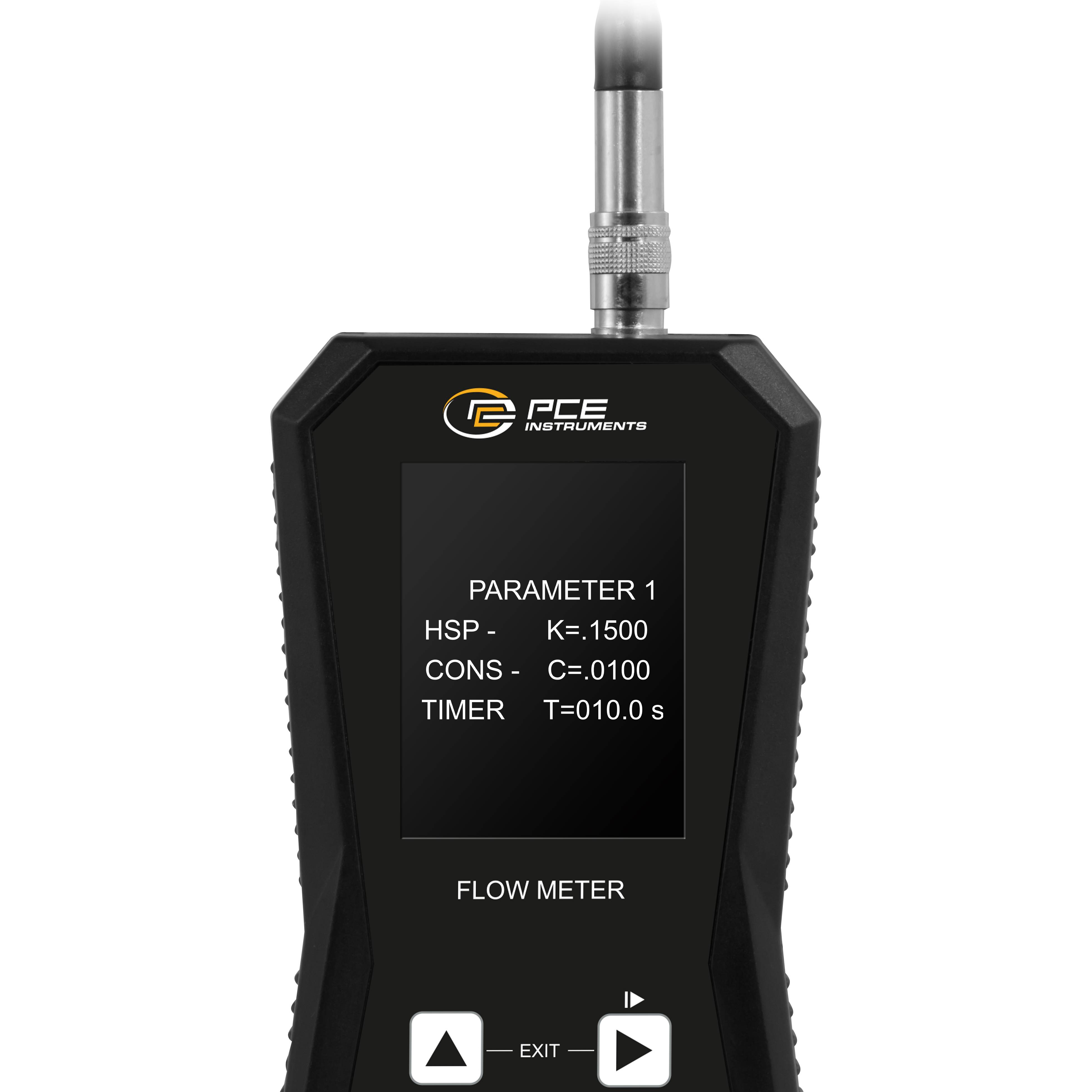 PCE Instruments Strömungsmessgerät PCE-WFM 100 |0,01.. 10m/s |Hall-Sensor |5m |Durchfluss- Volumenstromberechnung |Timer