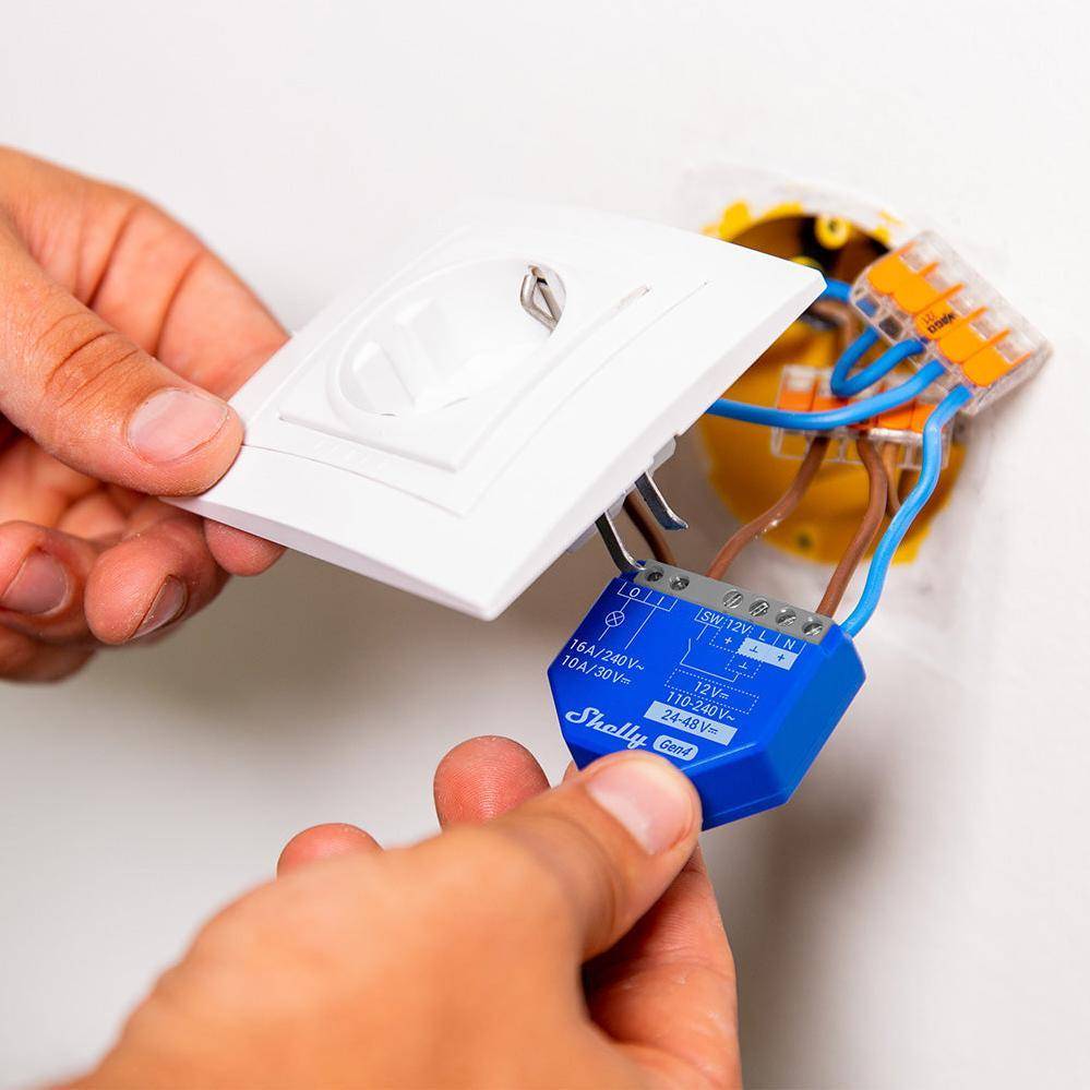 Shelly 1 Gen4, Schaltaktor, 16A, WLAN, Zigbee, Matter, Bluetooth, 4er Pack