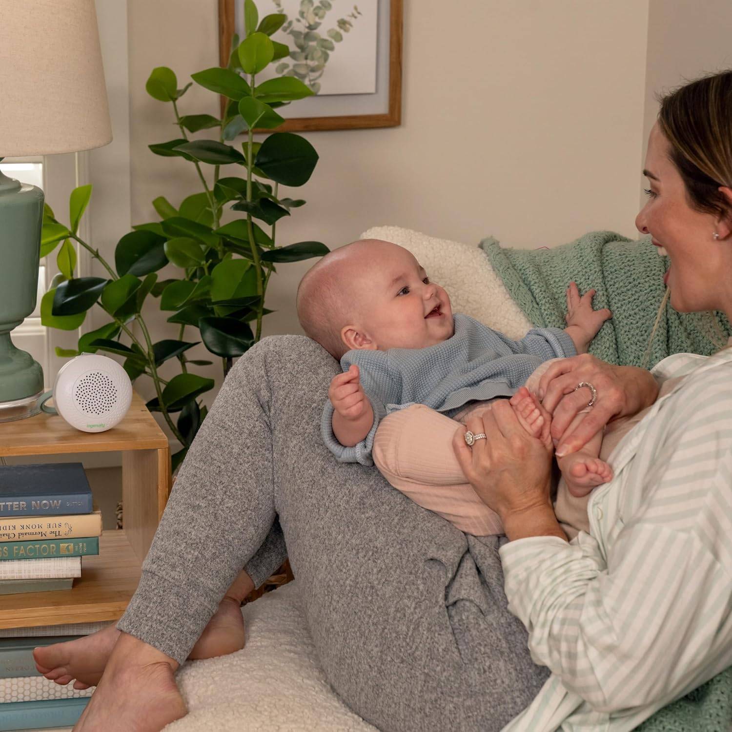 Ingenuity Pock-a-Bye Baby-Beruhiger Bluetooth-Lautsprecher streamen Playlist