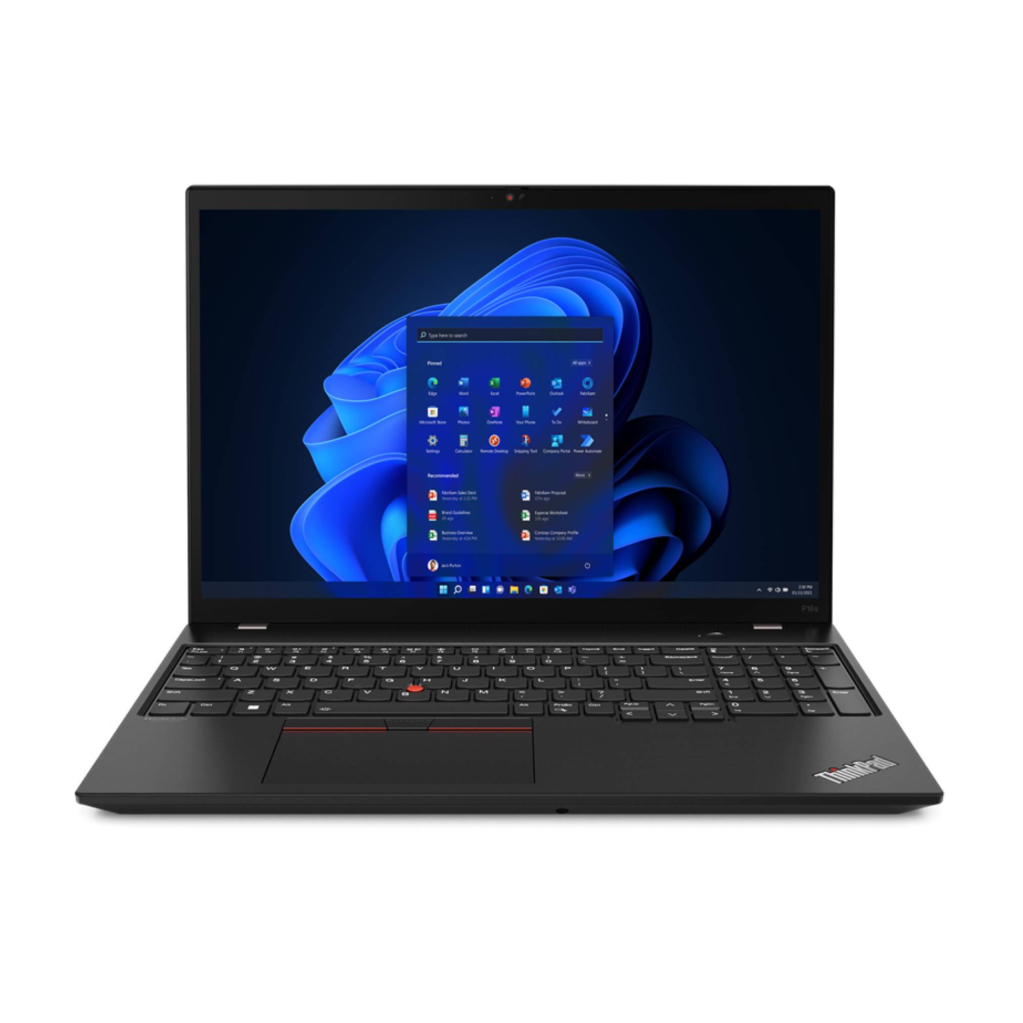 Lenovo Thinkpad P16s Gen 1 16'' Intel Core i7-1260P 32GB RAM 1024GB SSD WUXGA nVIDIA T550 Touch Win11 Pro