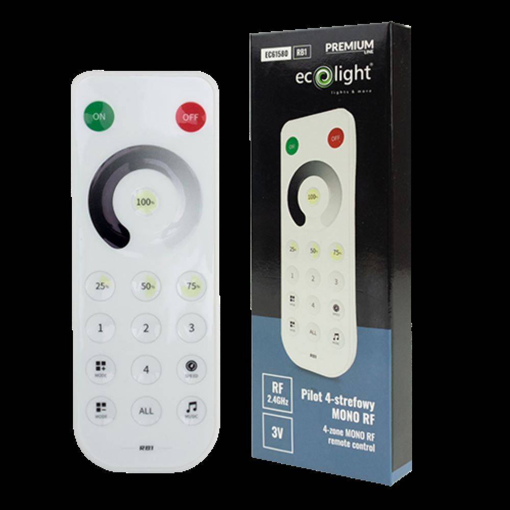 4926 LED RF Fernbedienung 4-Zonen oder Smart-Phone Einfarbige IC-Digital Bänder