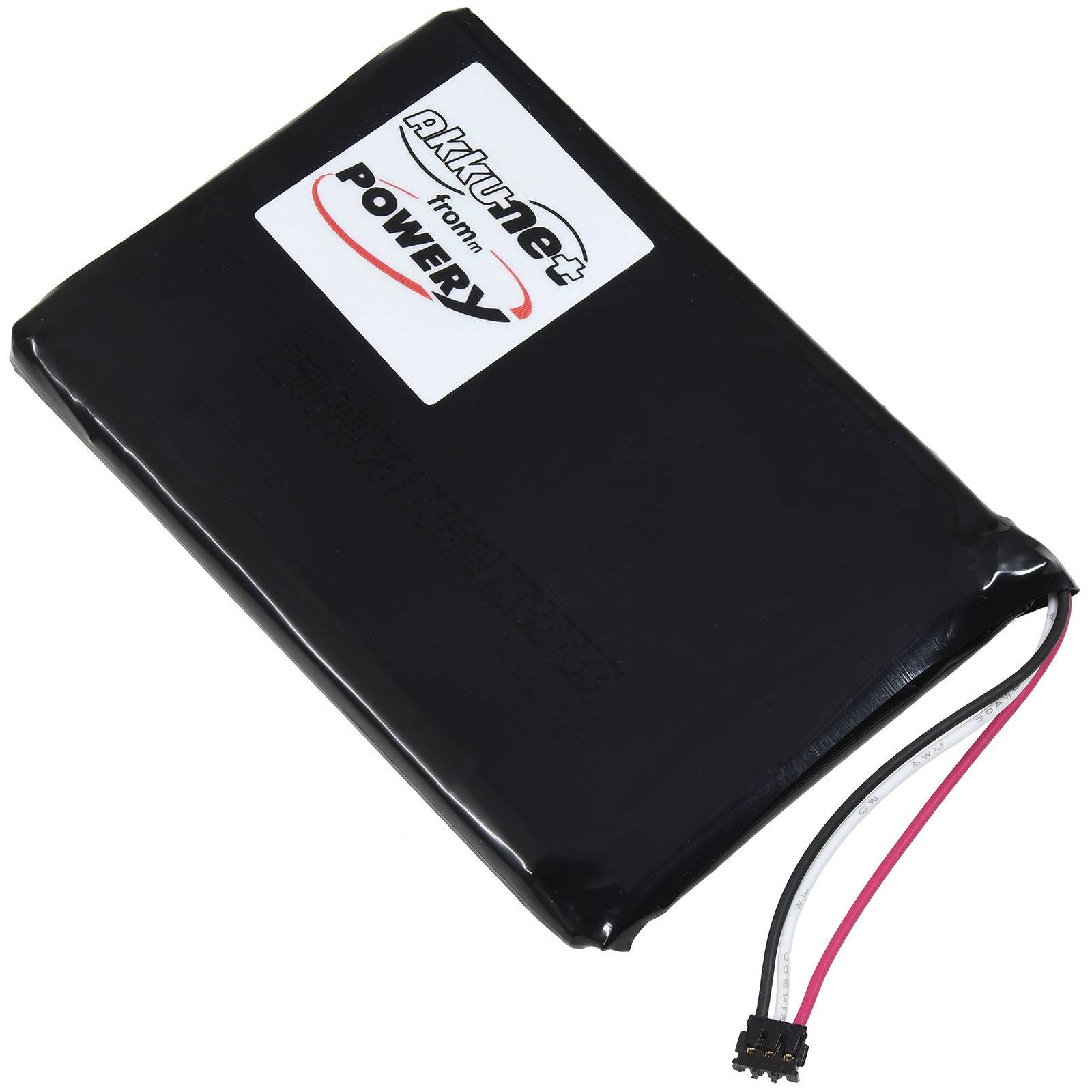 Powery Akku passend für LKW-Navi Garmin Fleet 670 LM TRUCK Typ 361‑00066‑51, 3,7V, Li-Ion