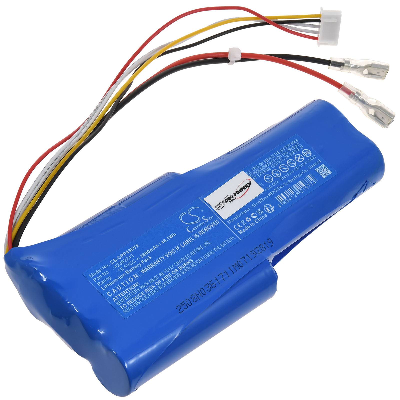 Powery Akku für Concept VP4380 Hand-Staubsauger, 18,5V, Li-Ion