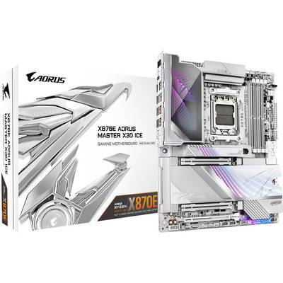 Gigabyte X870E AORUS MASTER X3D ICE (X870,AM5,ATX,DDR5) Multimedia-Technik Mainboards AMD