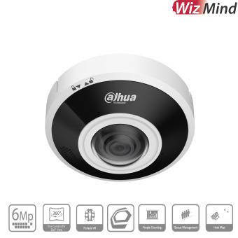 Dahua - IPC-EBW5641P-AS - IP - Fisheye, - 6 MP/WizMind - 1,68 mm fix Objektiv - Max. IR ~15m - Einge. Mikrofon und Laut
