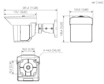 Dahua - IPC-MFW5241T2P-E3-ASE-0360/1200/2500B-QH - IP - Bullet - Reichweite, - 2MP/Dreifach Sicht/WizMind - 3,6mm 12mm