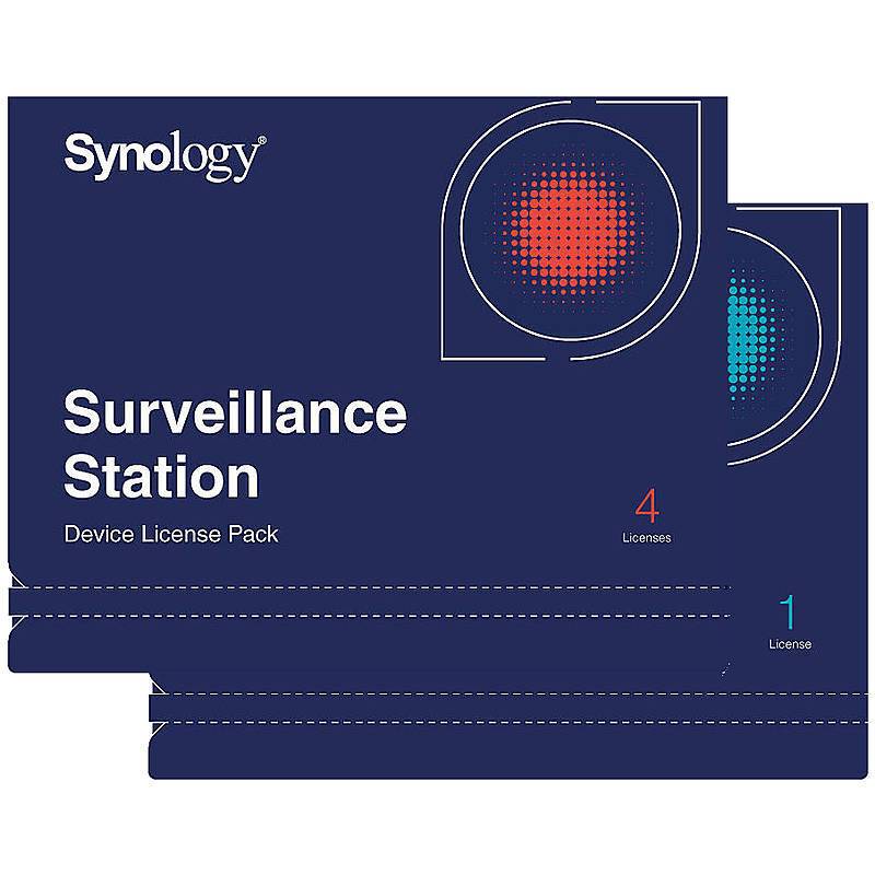 Synology Kamera Lizenz - 5x Device License, Set-Inhalt: 5x Software-Lizenz | SOFTWARE-LIZENZ SET | Kameras max.: 5 | Hi