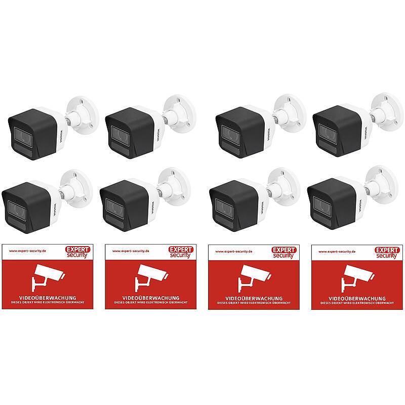 8er Kamera-Set VIVOTEK IB9380-HTV-V2 5MPx IR PoE, Mit intelligentem Cyberschutz für Ihr Firmennetzwerk: Mehrstufige Erk