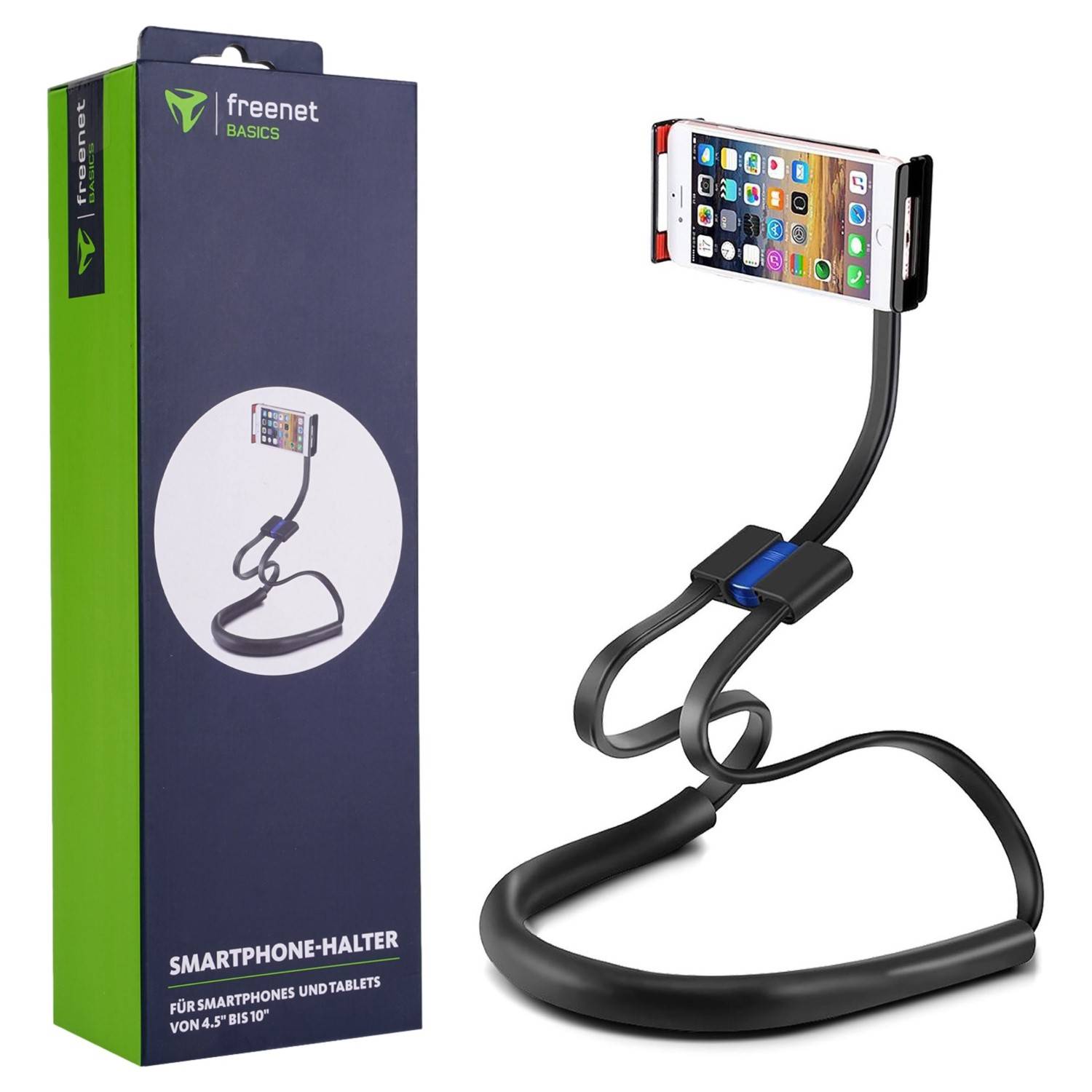 Basics Nacken-Halterung für Smartphone + Tablet