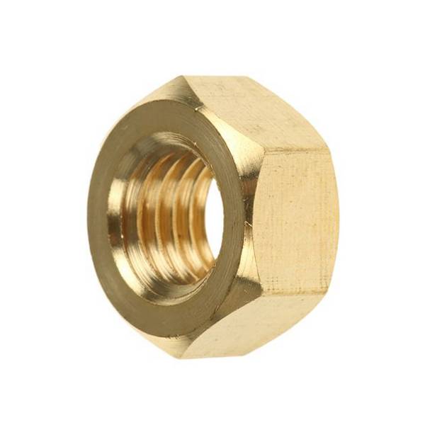 Sechskantmuttern Feingewinde Messing blank M 8 x 1,0 10 Stk.
