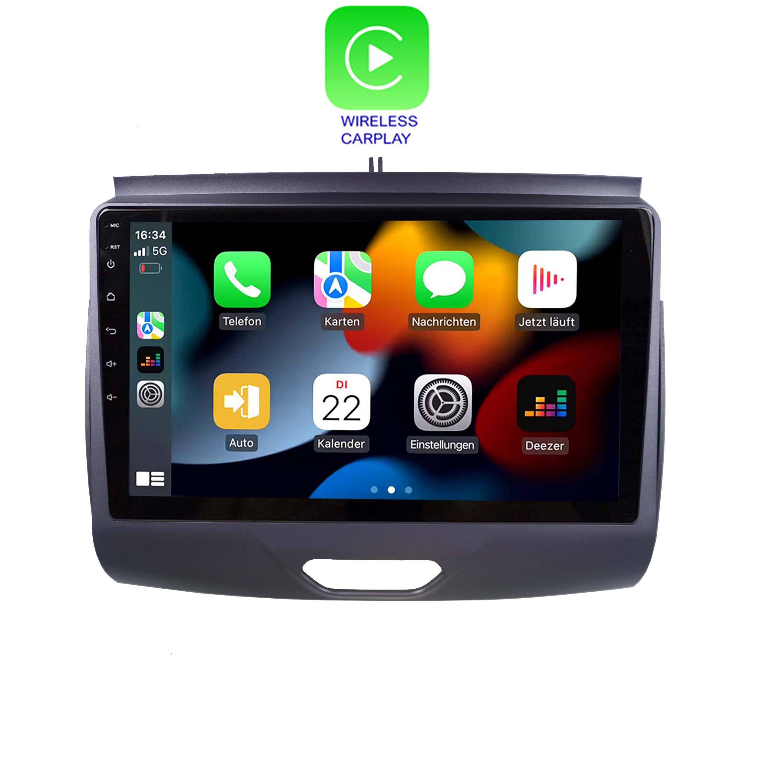 Für Ford Ranger 15-22 9" Touchscreen Android Autoradio Navigation GPS CarPlay