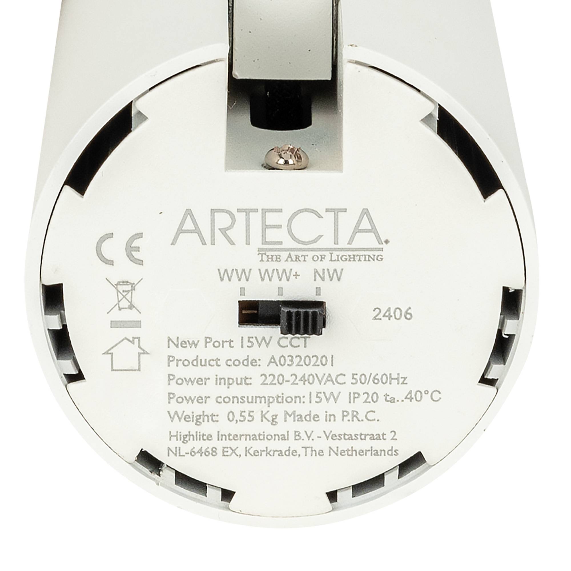 Artecta New Port 15 W CCT 38° Weiß
