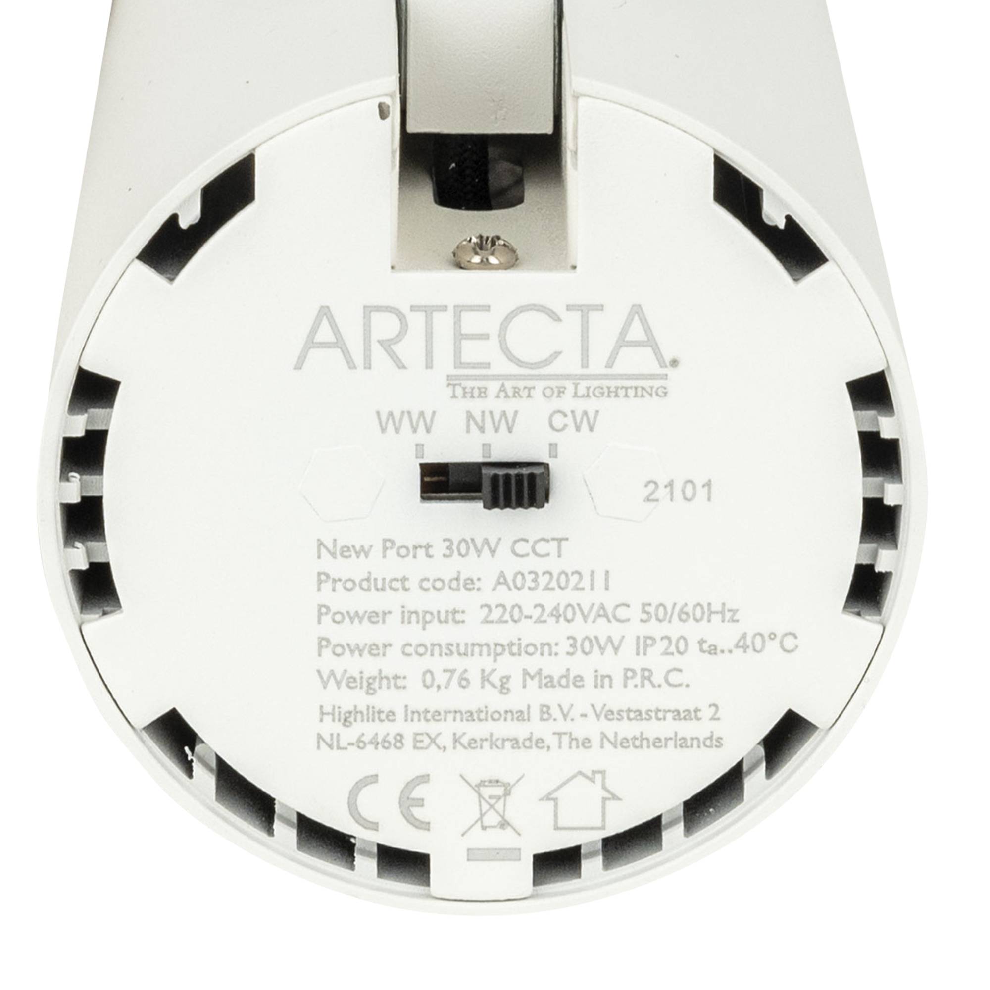 Artecta New Port 30 W CCT 38° Weiß