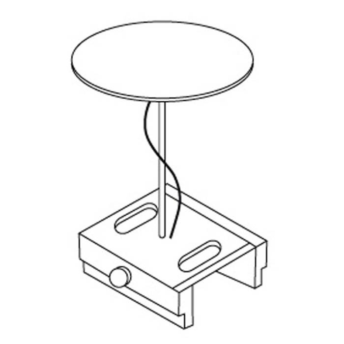 Artecta 3-Phase Ceiling Suspension Kit with 230 V AC wire Schwarz (RAL9004) - mit max. 1500mm Stahldraht