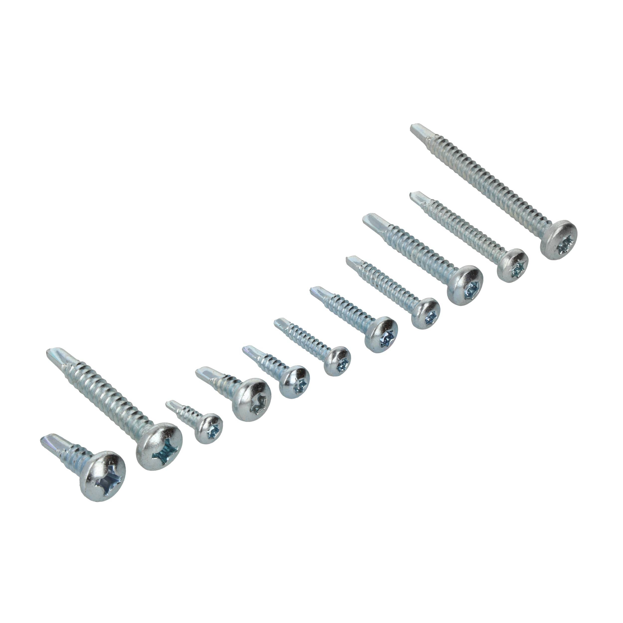 Bohrschrauben DIN 7504 N Linsenkopf TORX verzinkt 4,8 mm 32 mm 100 Stk.