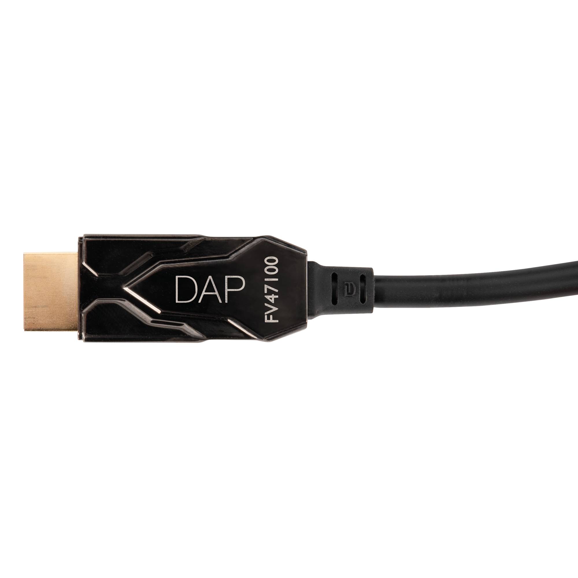 DAP Armoured HDMI 2.1 AOC 8K Fibre Cable 100 m - gepanzert - vergoldet