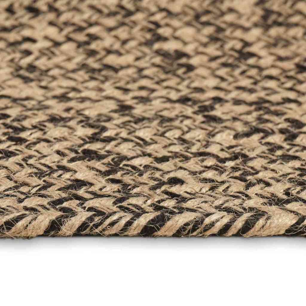 vidaXL Bereichsteppiche Natürlich und Schwarz 200 x 290 cm Jute