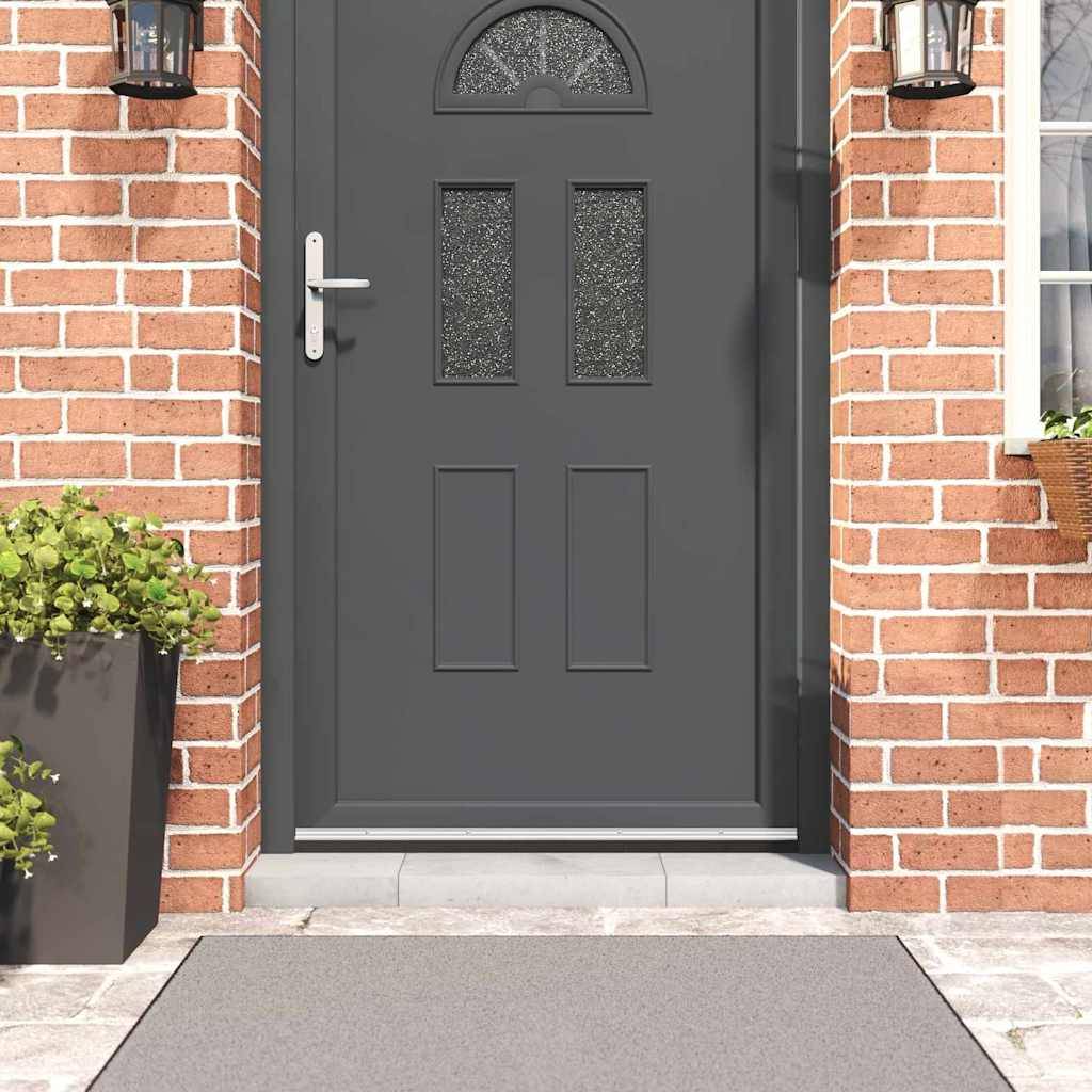 vidaXL Aufsteck Türbürstendichtungen 12 pcs Silber 100 cm